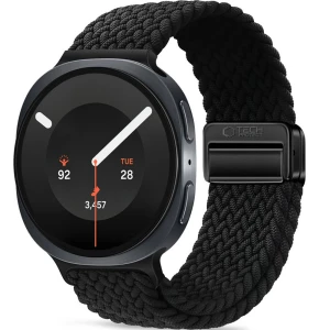 Pasek Tech-Protect Nylonmag do Galaxy Watch 9 40 mm / 44 mm / 8 40 mm / 44 mm / 8 Classic 46 mm, czarny
