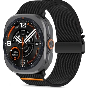 Pasek nylonowy Tech-Protect Nylon Clasp do Galaxy Watch Ultra 2 / Ultra, czarny