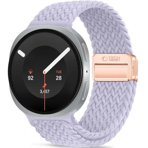 Pasek Tech-Protect Nylonmag do Galaxy Watch 9 40 mm / 44 mm / 8 40 mm / 44 mm / 8 Classic 46 mm, fioletowy