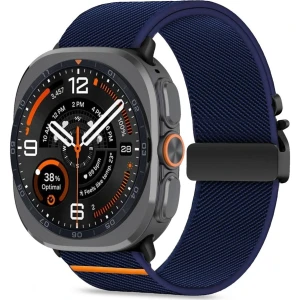 Pasek nylonowy Tech-Protect Nylon Clasp do Galaxy Watch Ultra 2 / Ultra, granatowy