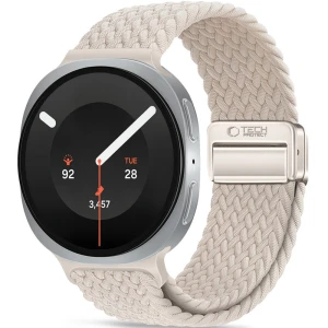 Pasek Tech-Protect Nylonmag do Galaxy Watch 9 40 mm / 44 mm / 8 40 mm / 44 mm / 8 Classic 46 mm, beżowy