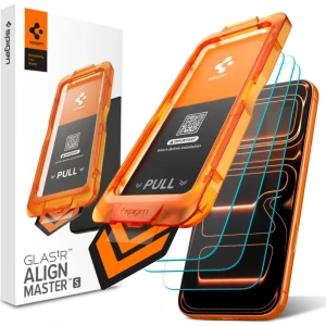 OUTLET: Szkło do etui Spigen Glas.tR AlignMaster S 3-Pack do iPhone 17 Pro Max