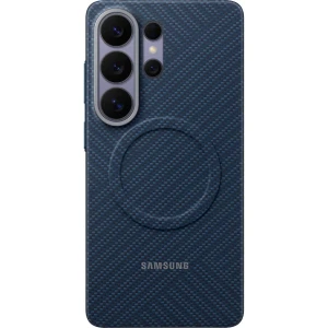 OUTLET: Oryginalne etui Samsung Carbon Magnet Case do MagSafe do Galaxy S26 Ultra, granatowe z włóknem węglowym