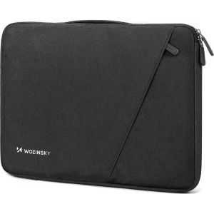 Torba na laptop z welurowym wnętrzem Wozinsky WTNP-15B 15,6", czarna