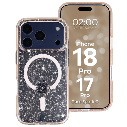 bizon-case-sparklo-iphone-17-pro-bling-peach-01.webp