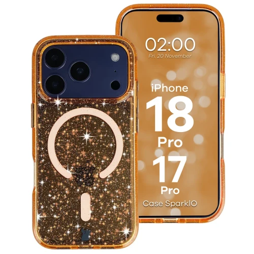 bizon-case-sparklo-iphone-17-pro-bling-orange-01.webp