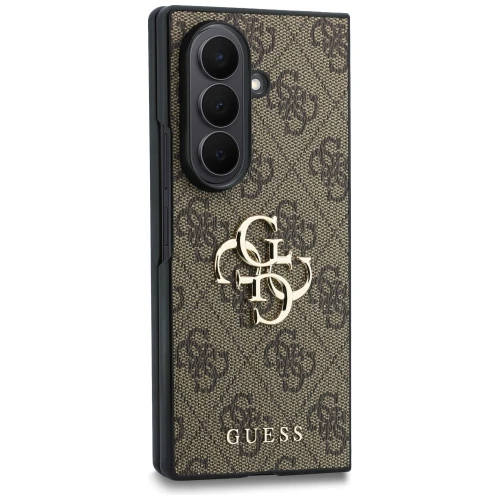 Etui Guess Hardcase 4G Big Metal Logo do Galaxy Z Fold8 Ultra, brązowe