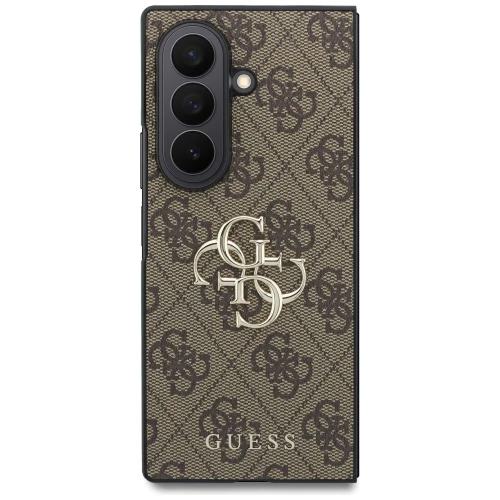 Etui Guess Hardcase 4G Big Metal Logo do Galaxy Z Fold8 Ultra, brązowe