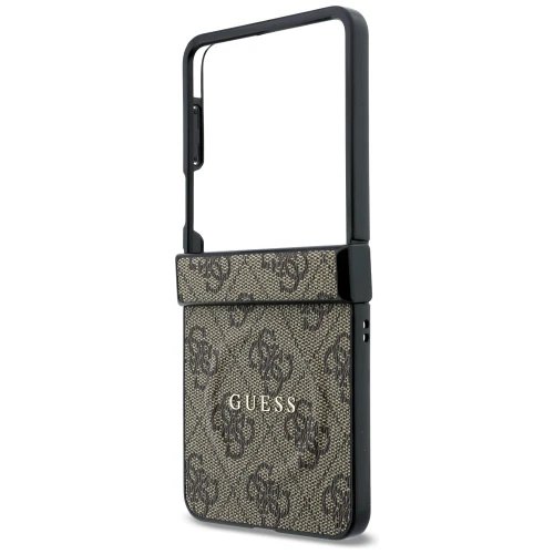 Etui Guess Hardcase 4G Classic MagSafe do Galaxy Z Flip8 do MagSafe, brązowe