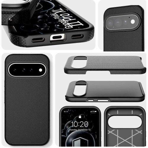 Etui 3mk Hardy Shockproof MagCase do MagSafe do Google Pixel 11 Pro XL, czarne (11/12)