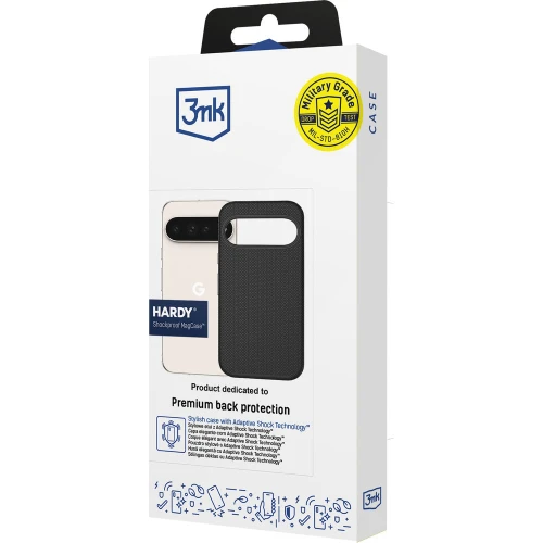 Etui 3mk Hardy Shockproof MagCase do MagSafe do Google Pixel 11 Pro, czarne (2/12)