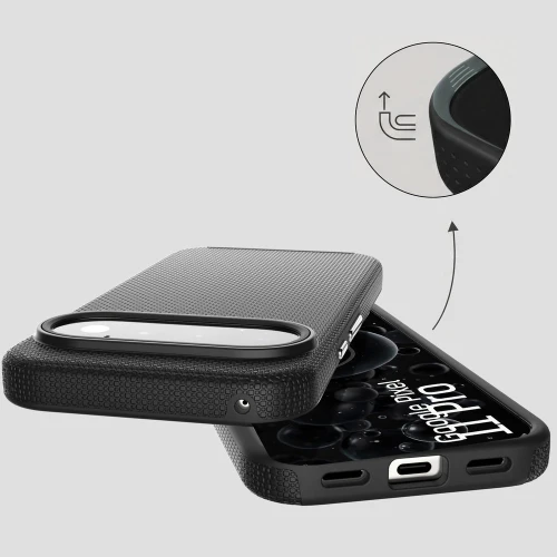 Etui 3mk Hardy Shockproof MagCase do MagSafe do Google Pixel 11 Pro, czarne (10/12)