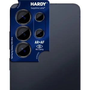 Szkło szafirowe na aparat z aplikatorem 3mk Hardy Sapphire Lens do Galaxy S26 Ultra, czarne