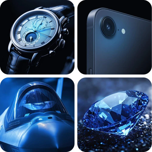 Szkło szafirowe na aparat z aplikatorem 3mk Hardy Sapphire Lens do Apple iPhone 17e / 16e, czarne (4/9)