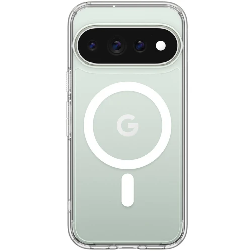 Etui Spigen Ultra Hybrid Mag do MagSafe do Google Pixel 11 Pro, przezroczysto-białe