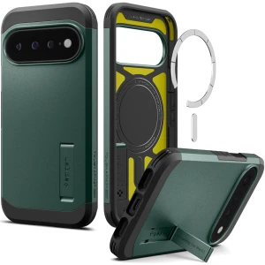 Etui Spigen Tough Armor Mag do MagSafe do Google Pixel 11 Pro, zielone