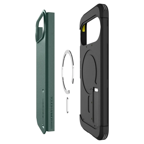 Etui Spigen Tough Armor Mag do MagSafe do Google Pixel 11 Pro, zielone