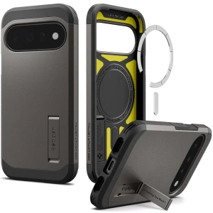 Etui Spigen Tough Armor Mag do MagSafe do Google Pixel 11, szare