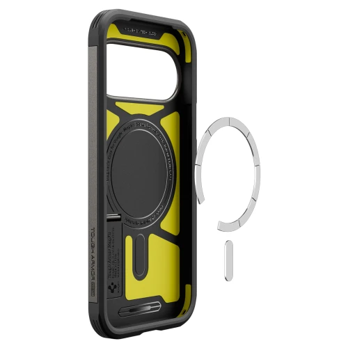 Etui Spigen Tough Armor Mag do MagSafe do Google Pixel 11, szare