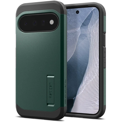 Etui Spigen Tough Armor Mag do MagSafe do Google Pixel 11, zielone