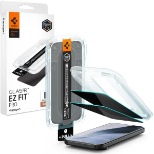 Szkło prywatyzujące do etui + Aplikator Spigen Glas.tR EZ Fit Pro Privacy 2-Pack (AC) do Google Pixel 11 / 10