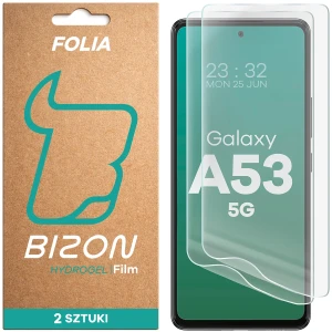 Folia hydrożelowa na ekran Bizon Film Hydrogel Front Duo do Galaxy A53 5G, 2 sztuki