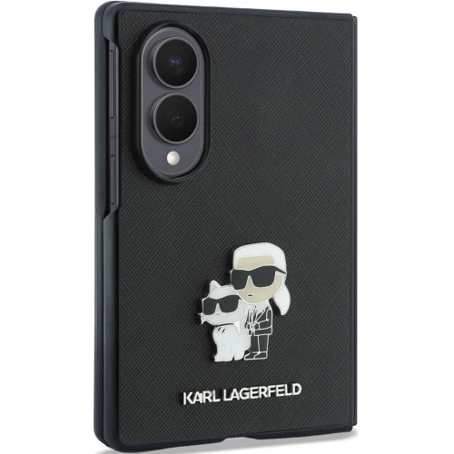 Etui Karl Lagerfeld Karl Lagerfeld Saffiano Pins do Galaxy Z Fold8, czarne