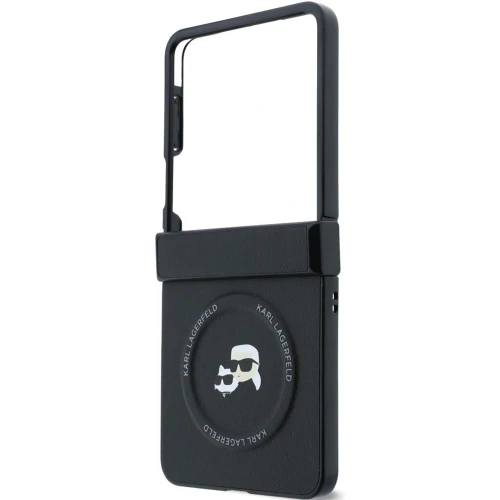 Etui Karl Lagerfeld Karl Lagerfeld Karl and Choupette Pins MagSafe do Galaxy Z Flip8 do MagSafe, czarne