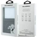 Etui Karl Lagerfeld Karl Lagerfeld Karl and Choupette Pins MagSafe do Galaxy Z Flip8 do MagSafe, czarne