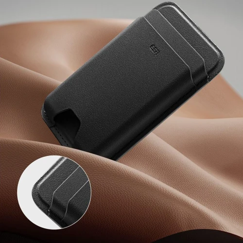 Portfel na karty z blokadą RFID ESR Magnetic Wallet do MagSafe, czarny (9/11)