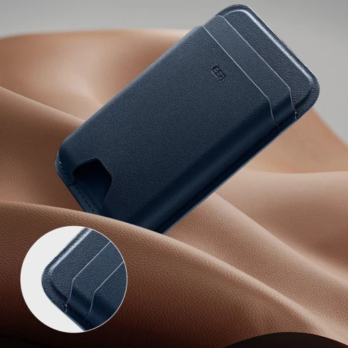 Portfel na karty z blokadą RFID ESR Magnetic Wallet do MagSafe, granatowy (5/11)
