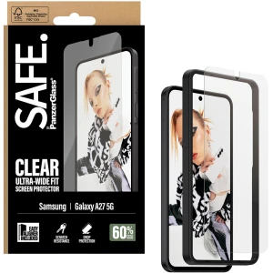 Szkło hartowane z aplikatorem SAFE by PanzerGlass Ultra-Wide Fit + EasyAligner do Galaxy A27 5G