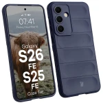 Pancerne etui Bizon Case Tur do Galaxy S26 FE/S25 FE, granatowe