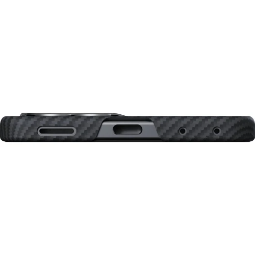 Etui aramidowe Pitaka Edge Case do MagSafe, do Galaxy Z Flip8, szaro-czarne