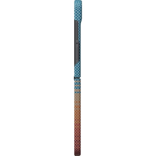 Etui aramidowe Pitaka Edge Case do MagSafe, do Galaxy Z Flip8, pomarańczowe z kevlarem