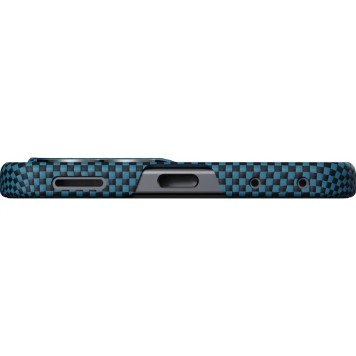 Etui aramidowe Pitaka Edge Case do MagSafe, do Galaxy Z Flip8, niebieskie