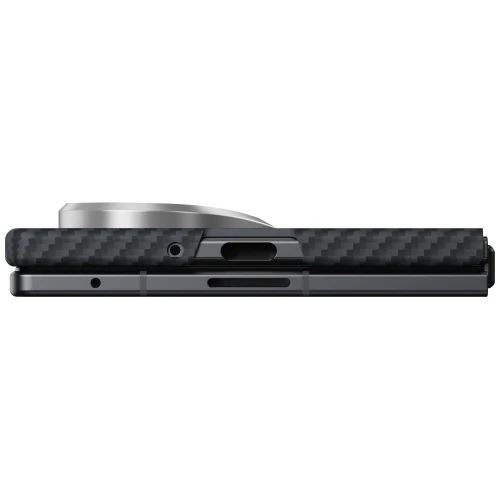 Etui aramidowe Pitaka Edge Case do MagSafe, do Galaxy Z Fold8 Ultra, szaro-czarne