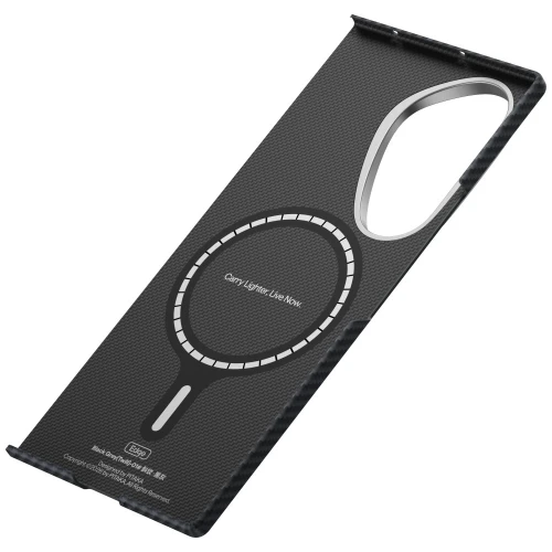 Etui aramidowe Pitaka Edge Case do MagSafe, do Galaxy Z Fold8 Ultra, szaro-czarne