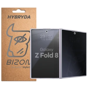 Prywatyzujące szkło hybrydowe Bizon Hybrid Shadow do Galaxy Z Fold8, matowe