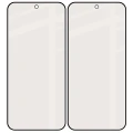 Matowe szkło hartowane Bizon Glass Matte Duo do OPPO Reno16 F, OPPO Reno16 FS, czarna ramka, 2 sztuki (4/4)