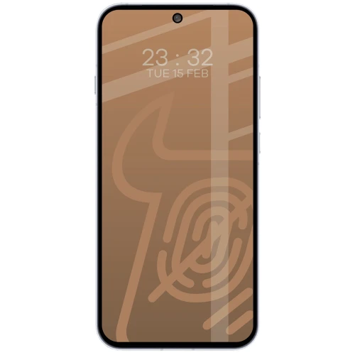 Matowe szkło hartowane Bizon Glass Matte Duo do OPPO Reno16 / Pro, czarna ramka, 2 sztuki (3/4)