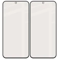 Matowe szkło hartowane Bizon Glass Matte Duo do OPPO Reno16 / Pro, czarna ramka, 2 sztuki (4/4)