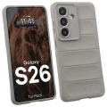 Pancerne etui + szkło hartowane Bizon Tur Pack do Galaxy S26, jasnoszare (3/10)