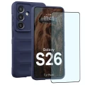 Pancerne etui + szkło hartowane Bizon Tur Pack do Galaxy S26, granatowe (1/10)