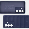 Pancerne etui + szkło hartowane Bizon Tur Pack do Galaxy S26, granatowe (7/10)