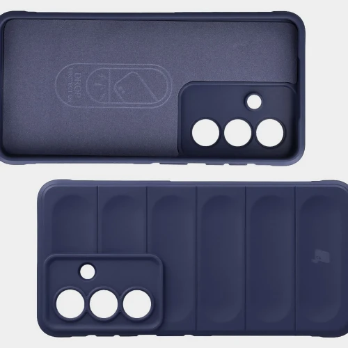 Pancerne etui + szkło hartowane Bizon Tur Pack do Galaxy S26, granatowe (7/10)