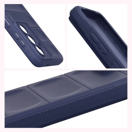 Pancerne etui + szkło hartowane Bizon Tur Pack do Galaxy S26, granatowe (8/10)