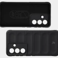 Pancerne etui + szkło hartowane Bizon Tur Pack do Galaxy S26, czarne (7/10)