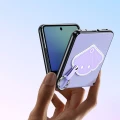 Etui ze smyczką Dux Ducis Luvy do Galaxy Z Flip8, fioletowe z muszelką (5/7)
