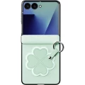 Etui ze smyczką Dux Ducis Luvy do Galaxy Z Flip8, zielone z koniczyną (1/7)